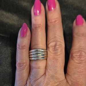 Elegant Sterling Silver 925 Band Ring